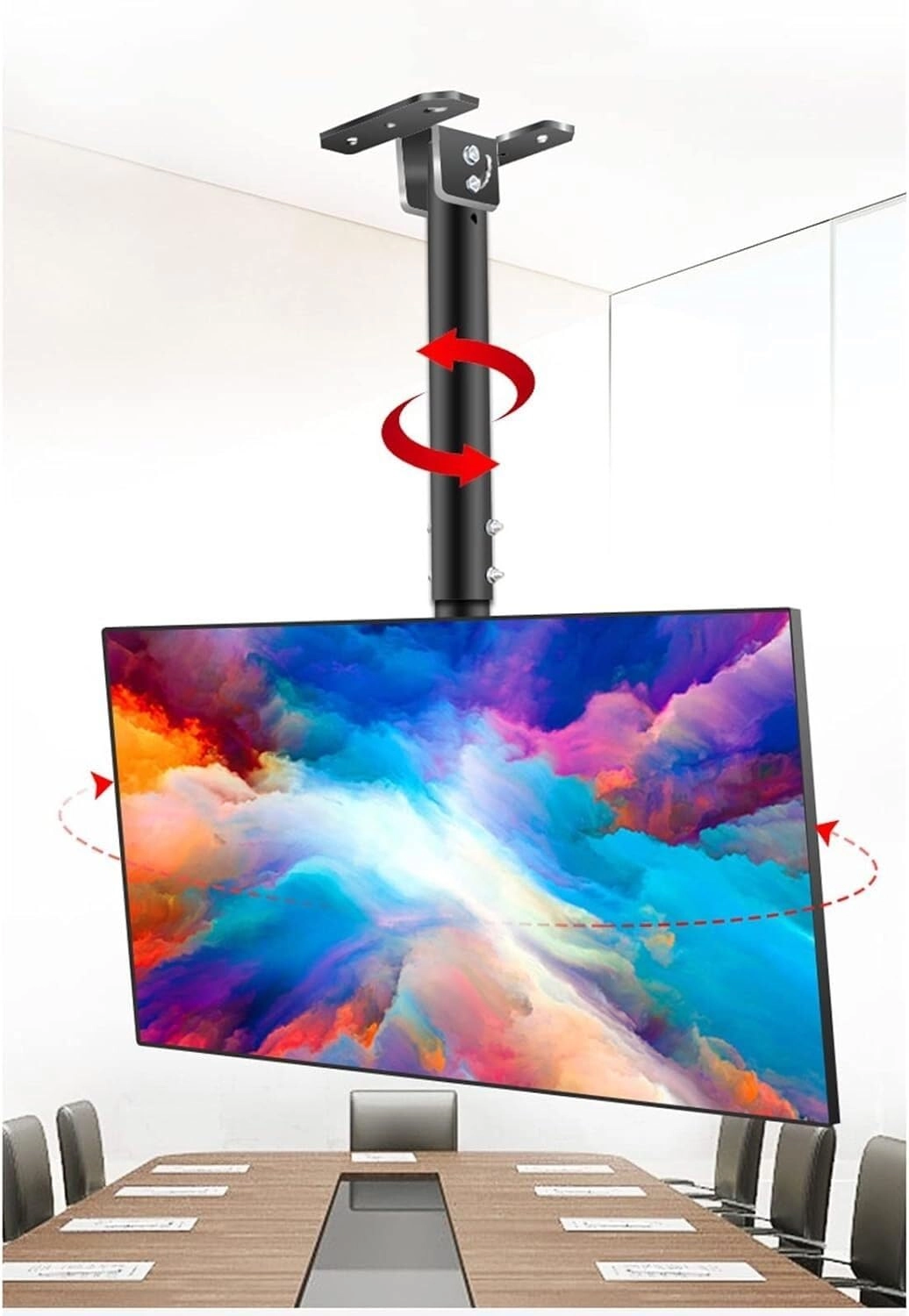 TV Ceiling Mount - 80kg 37-85 inch