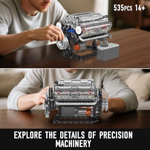 V8 Engine Model Kit Engineer - 14 years+ 535 pieces