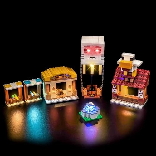 LED Light Set - Compatible with 21273 Yellow red white