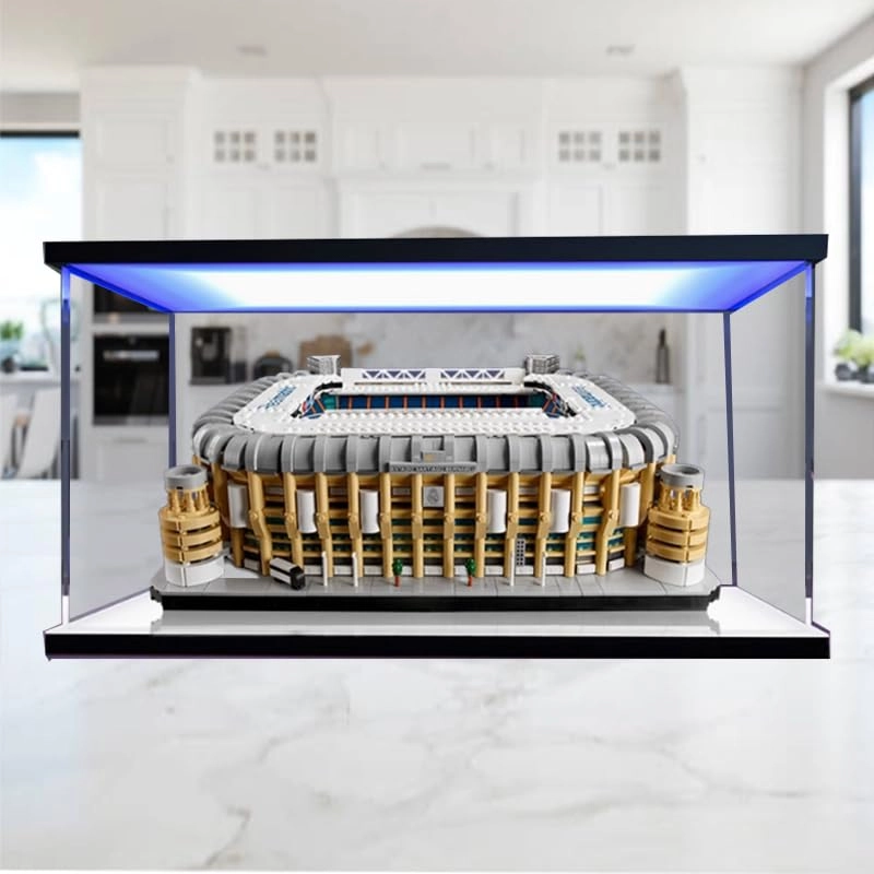 Real Madrid Clear Acrylic Display Case - Santiago Bernabéu Stadium