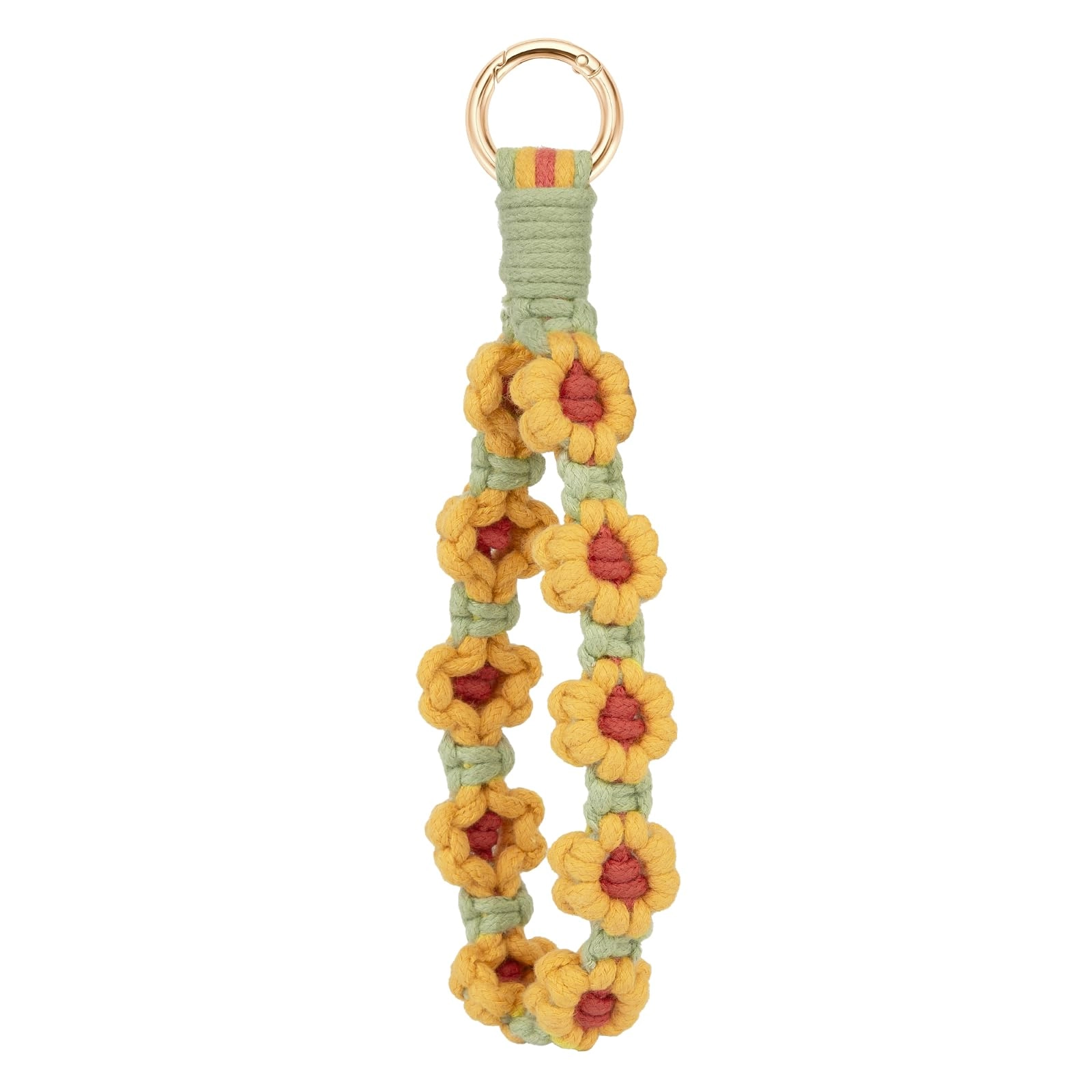 elephtree Boho Macrame Keychain - Car