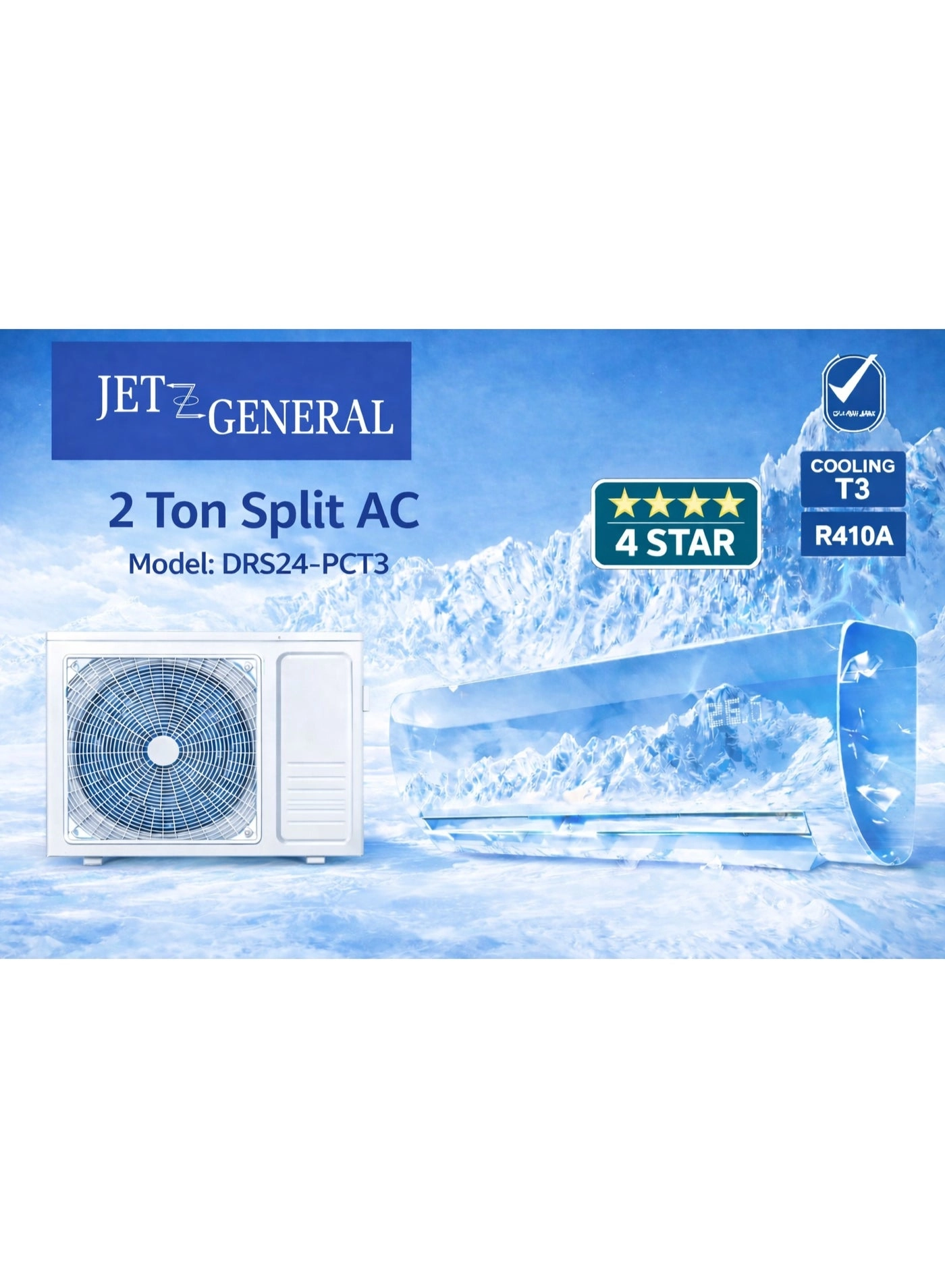 Jet General Split Air Conditioner - 220 W