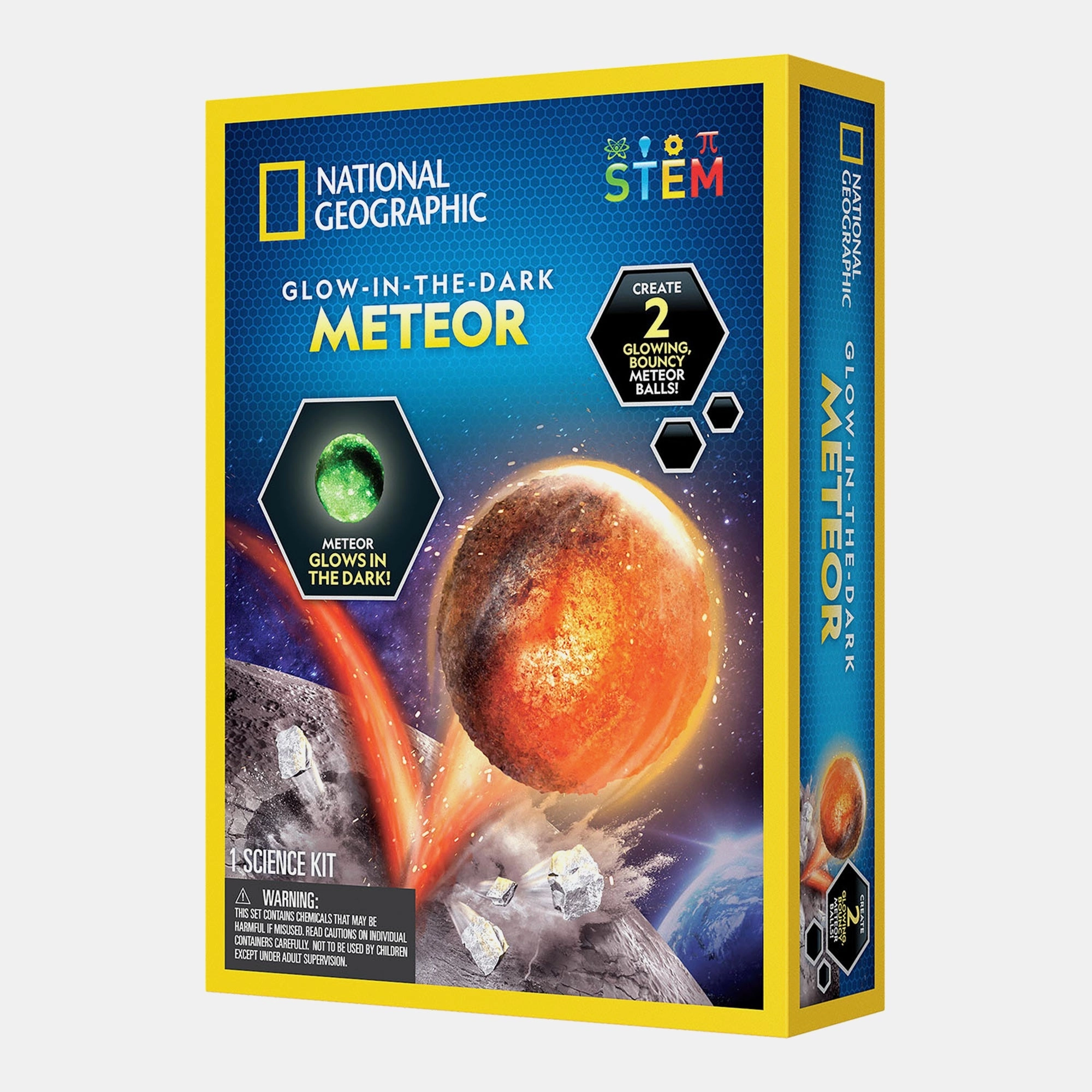 National Geographic Glow-In-The-Dark Meteor Kit Science - 8 years+ 6 pieces