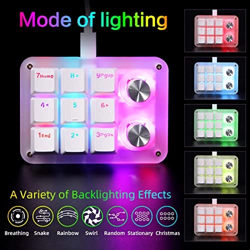 One-Handed Macro Mechanical Keyboard - USB-C Wired