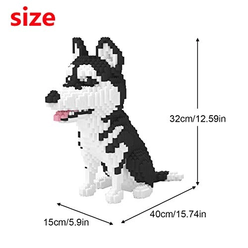 Dog Micro Building Blocks - Big Husky 6478 pcs