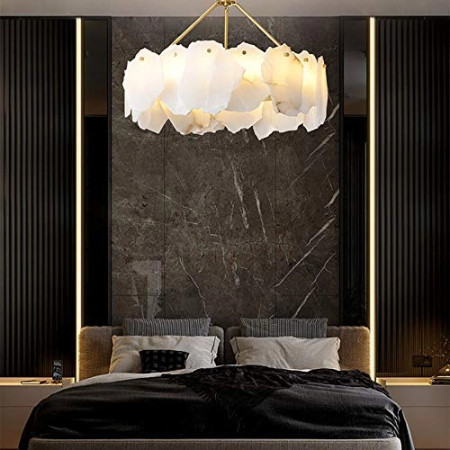 LED Full Copper Marble Chandelier