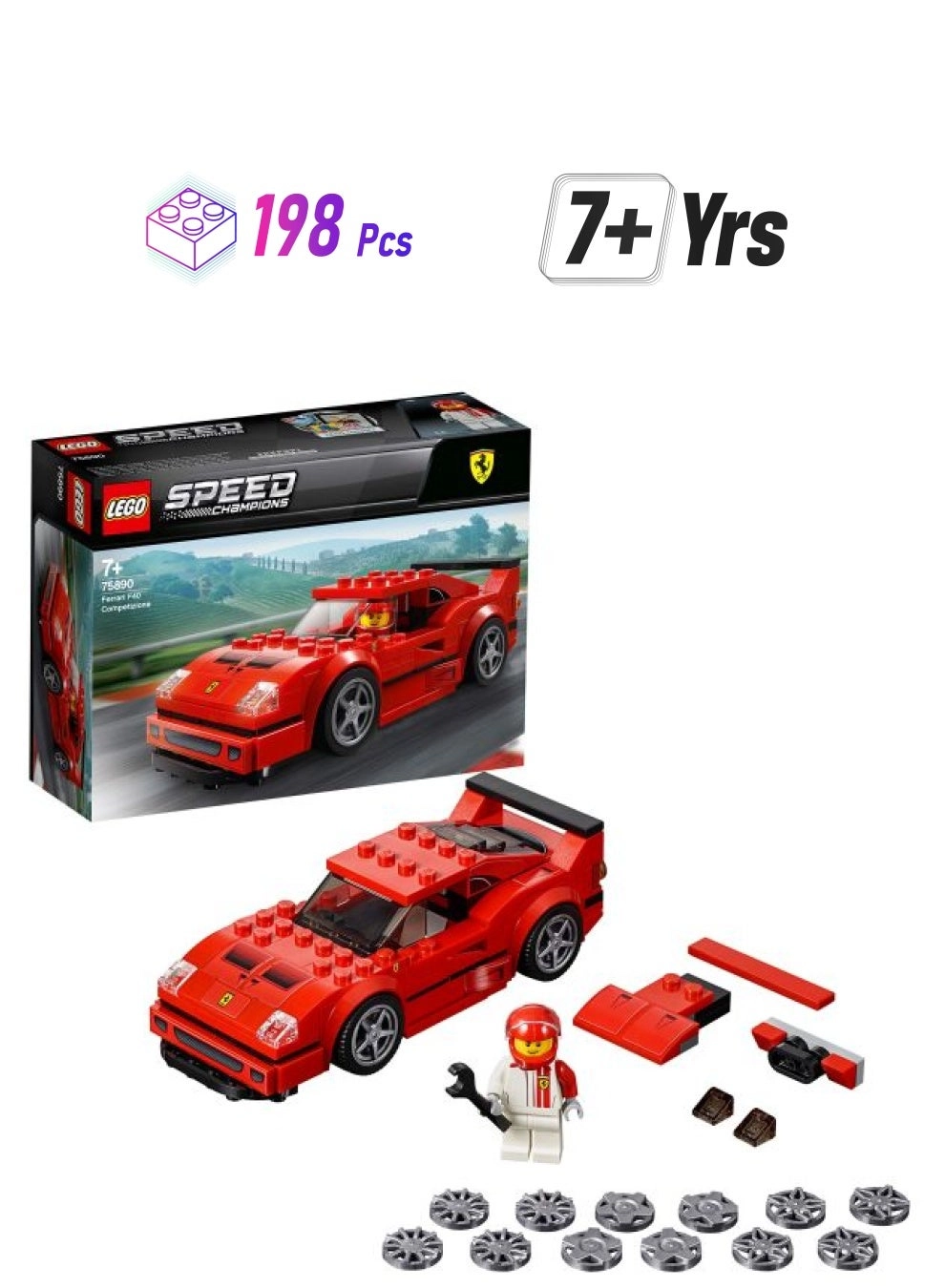 LEGO Speed Champions Ferrari F40 Competizione (75890)