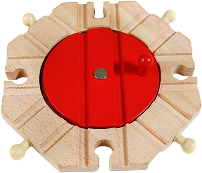 klarako Rail Turntable - Wooden Train Track Accessory
