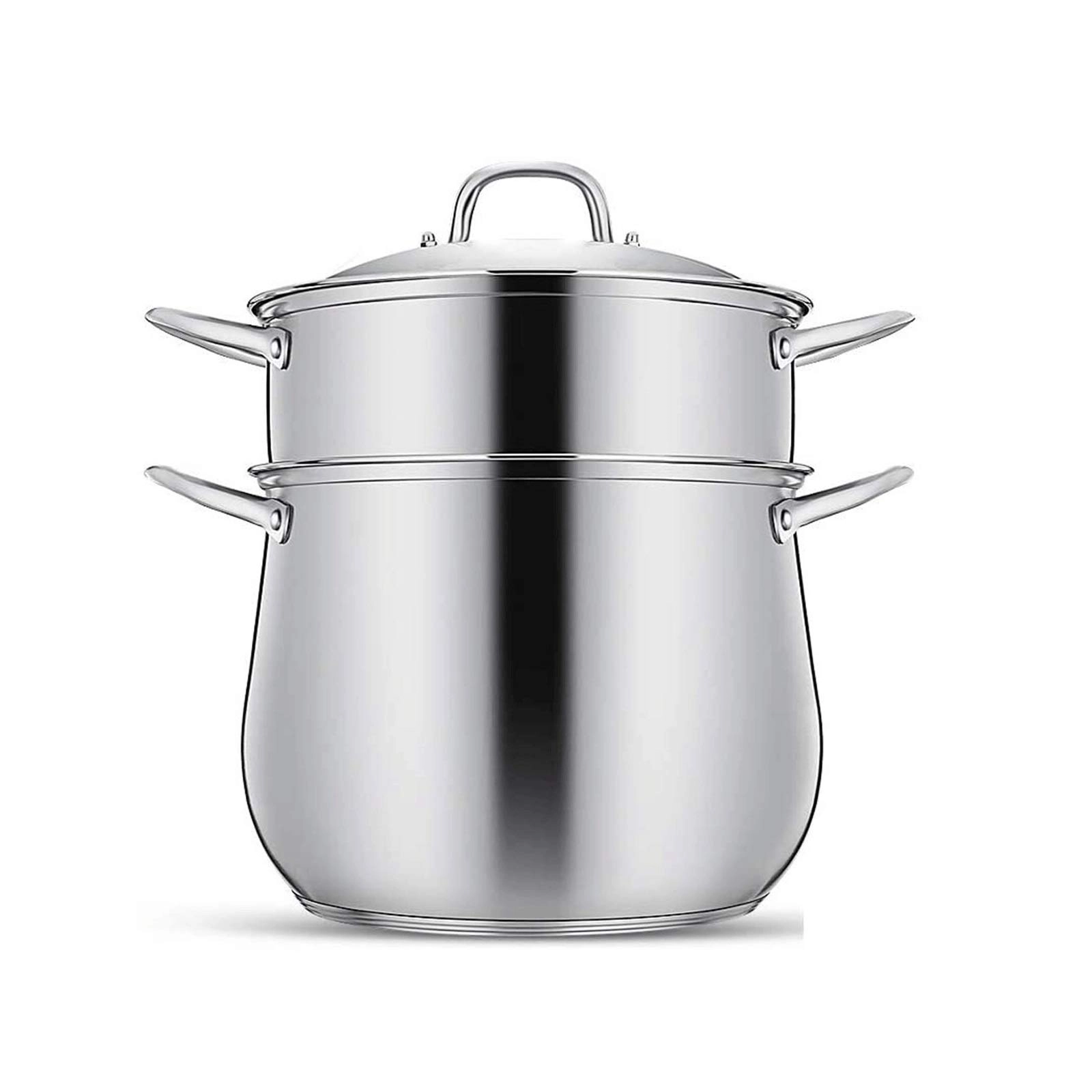 Huhebne 3 Tier Food Steamer - 28cm 304 Stainless Steel