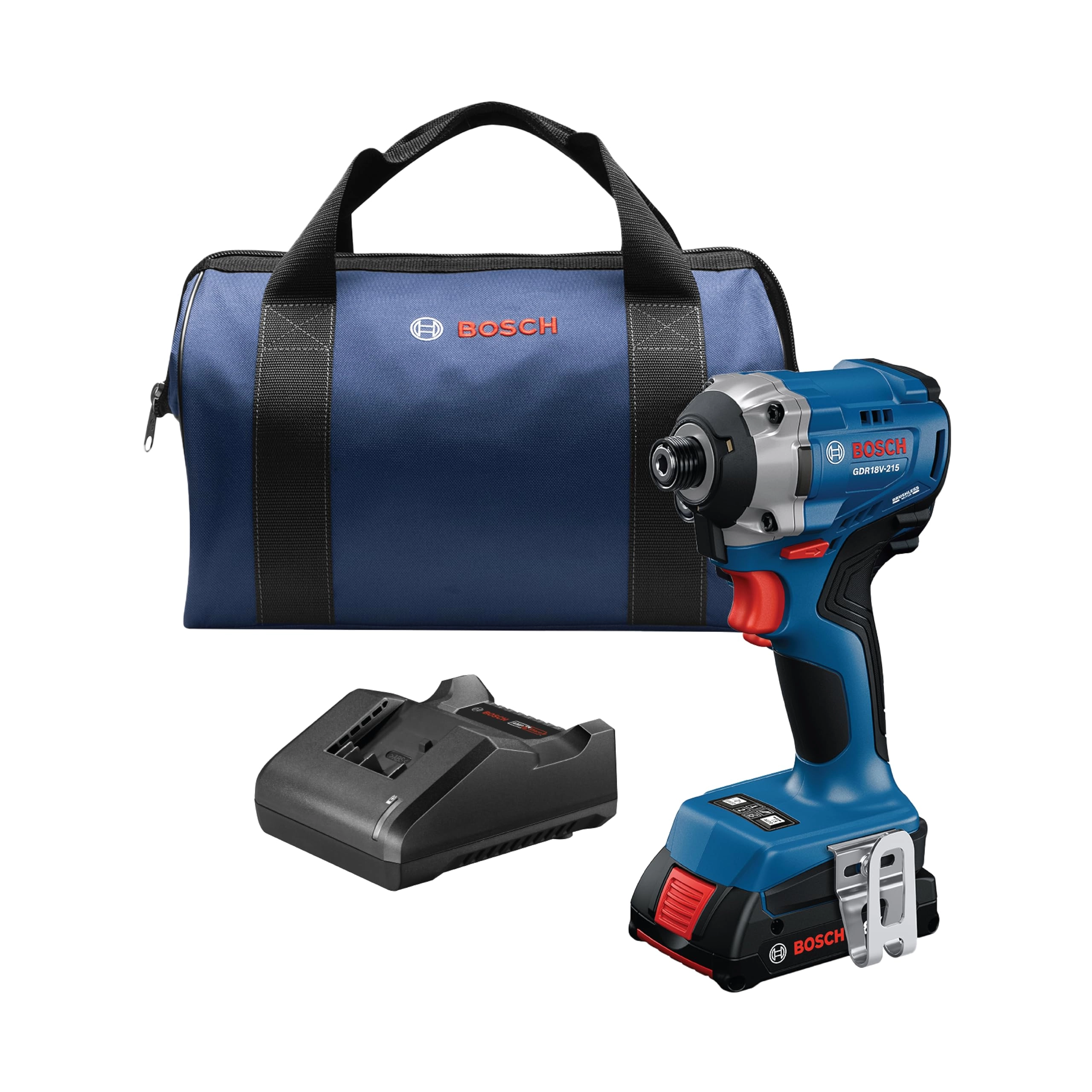 Bosch GDR18V-215 - 18V Brushless Impact Driver + BAT612 - 2Ah