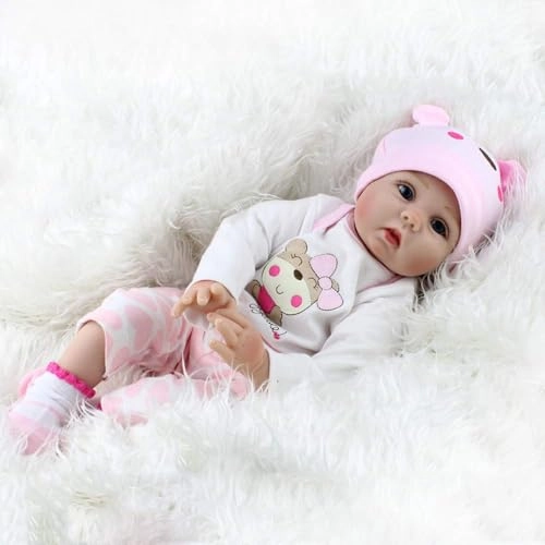 Reborn Baby Doll - 22 Inches / 55 cm Silicone Ages 3+