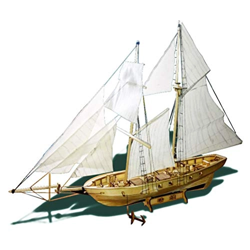 Sailboat Ship Kit - 400*150*270mm Wood Color
