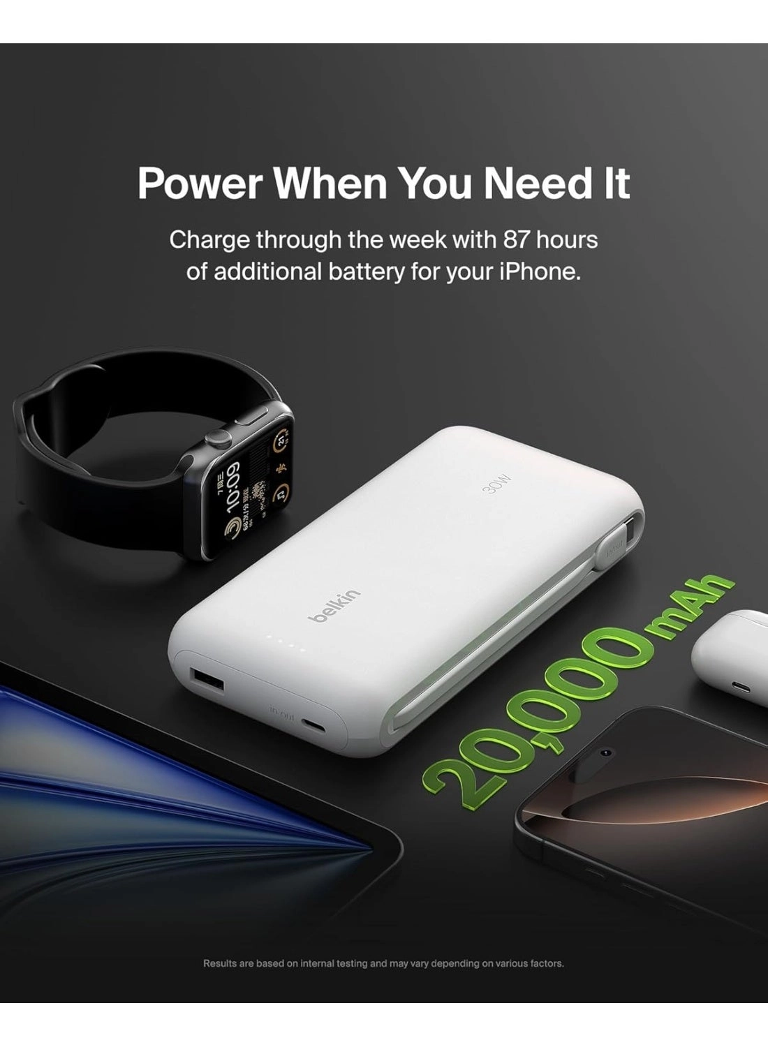 BPB024HQBL - 20000 mAh 30 Watts