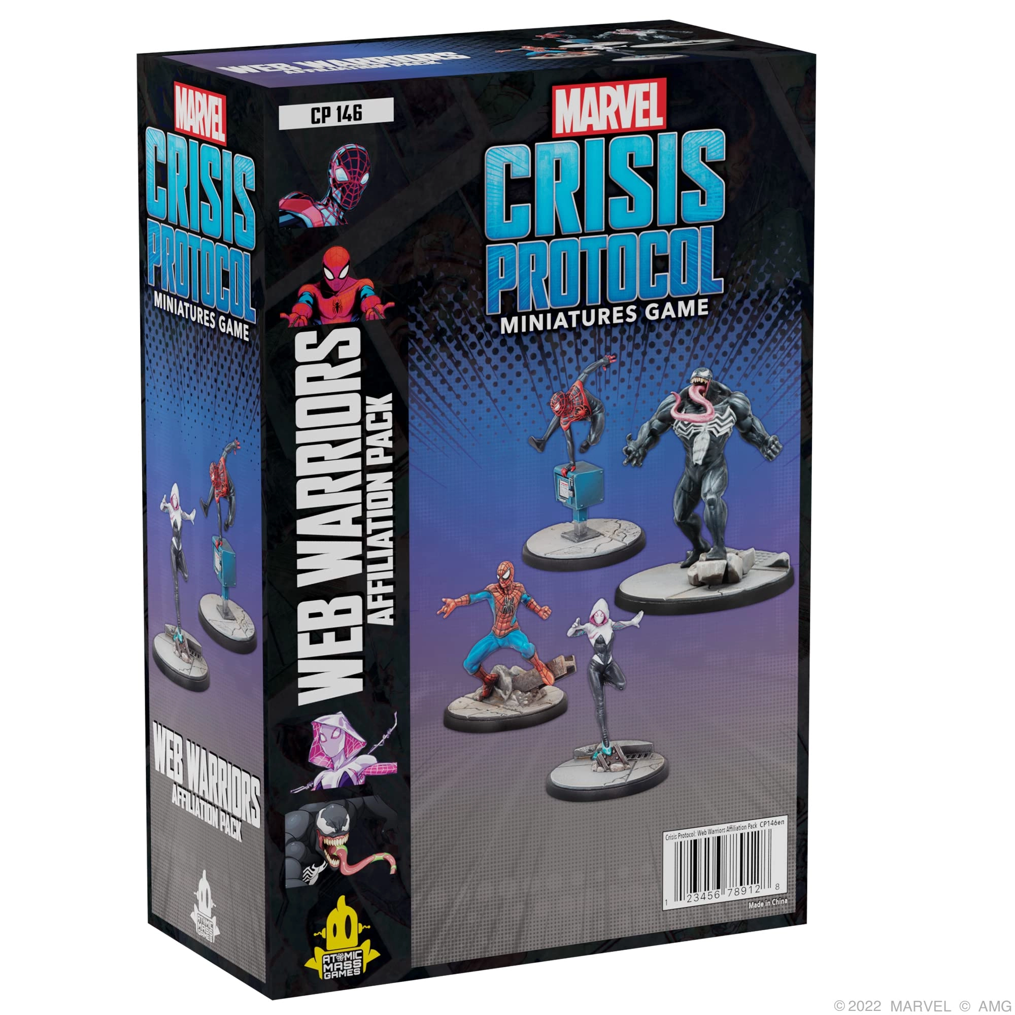 Marvel Crisis Protocol: Web Warriors Affiliation Pack - Miniatures Game