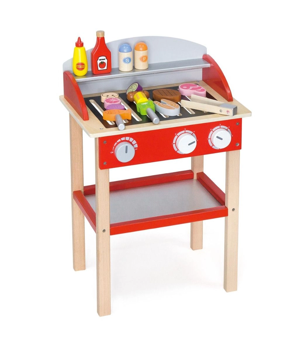 VIGA Wooden Standing BBQ