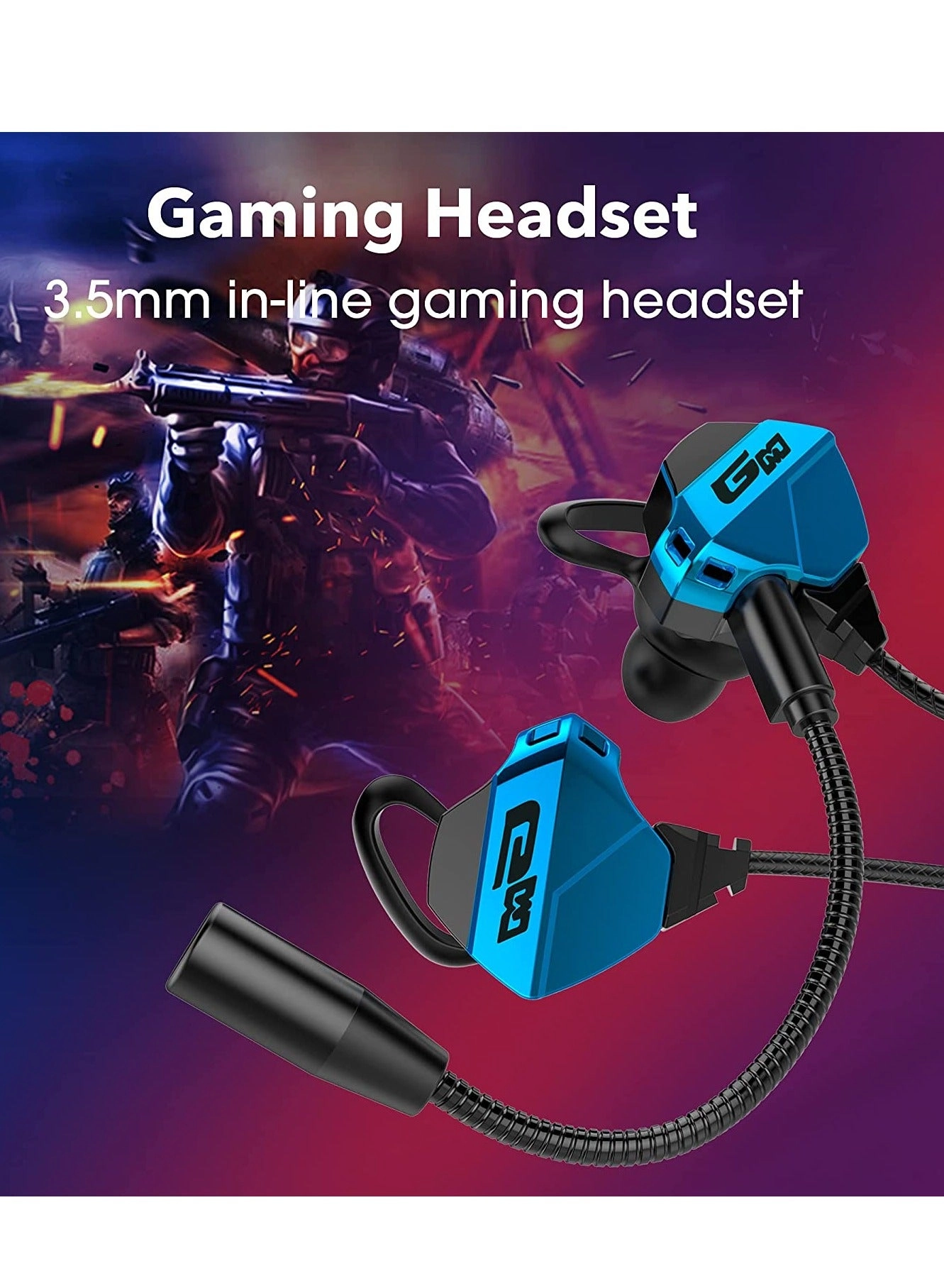 Gaming Earbuds Wired Earbud