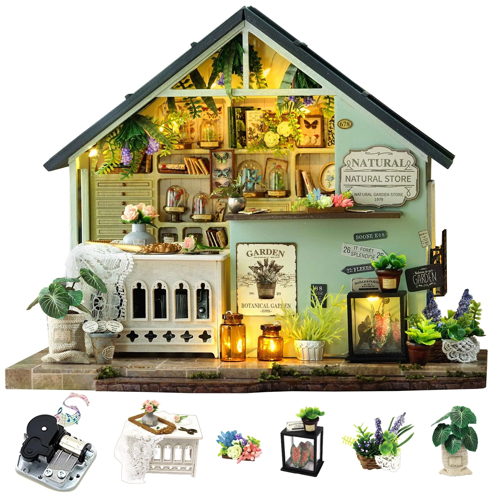 Miniature House Kit - Plants Studio