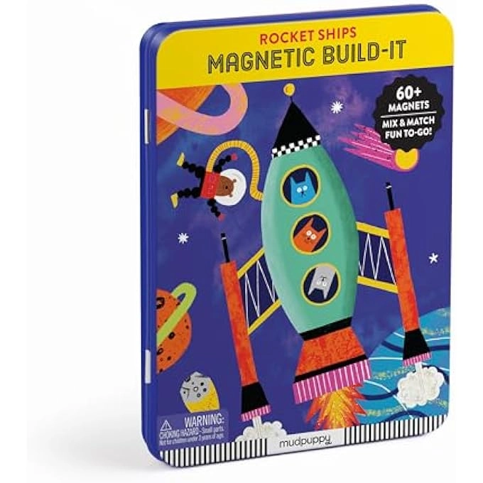 rayihni ROCKET SHIPS MAGNETIC BUILD-IT