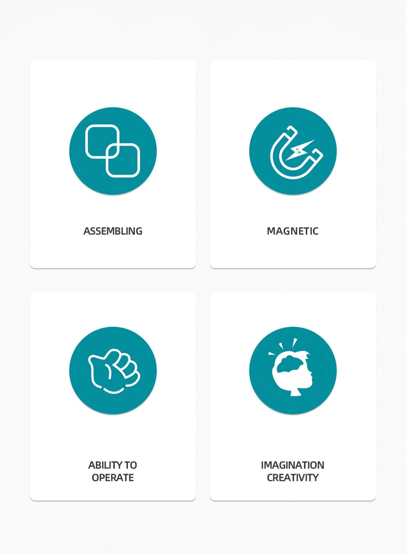 Slide Ball Magnetic Blocks - 25 pcs