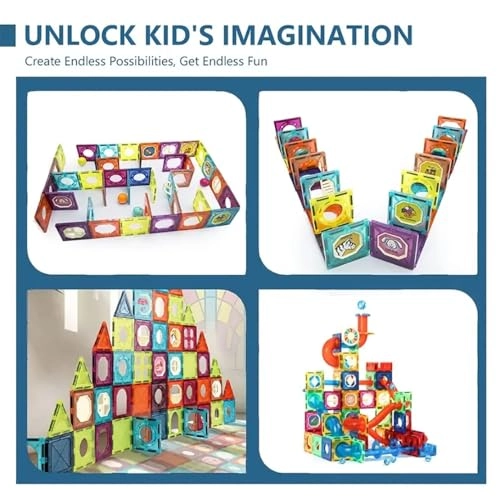 Magnetic Building Blocks - 209 pcs