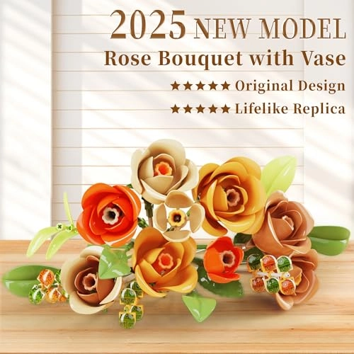 Rose Bouquet Building Set (01050) - Botanicals