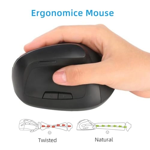 Vertical Ergonomic Mouse - Wireless