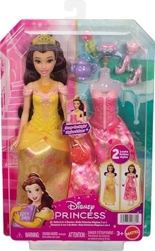 Belle Fashion Doll - 2-in-1 Stories 9 Accessories Ages 3+