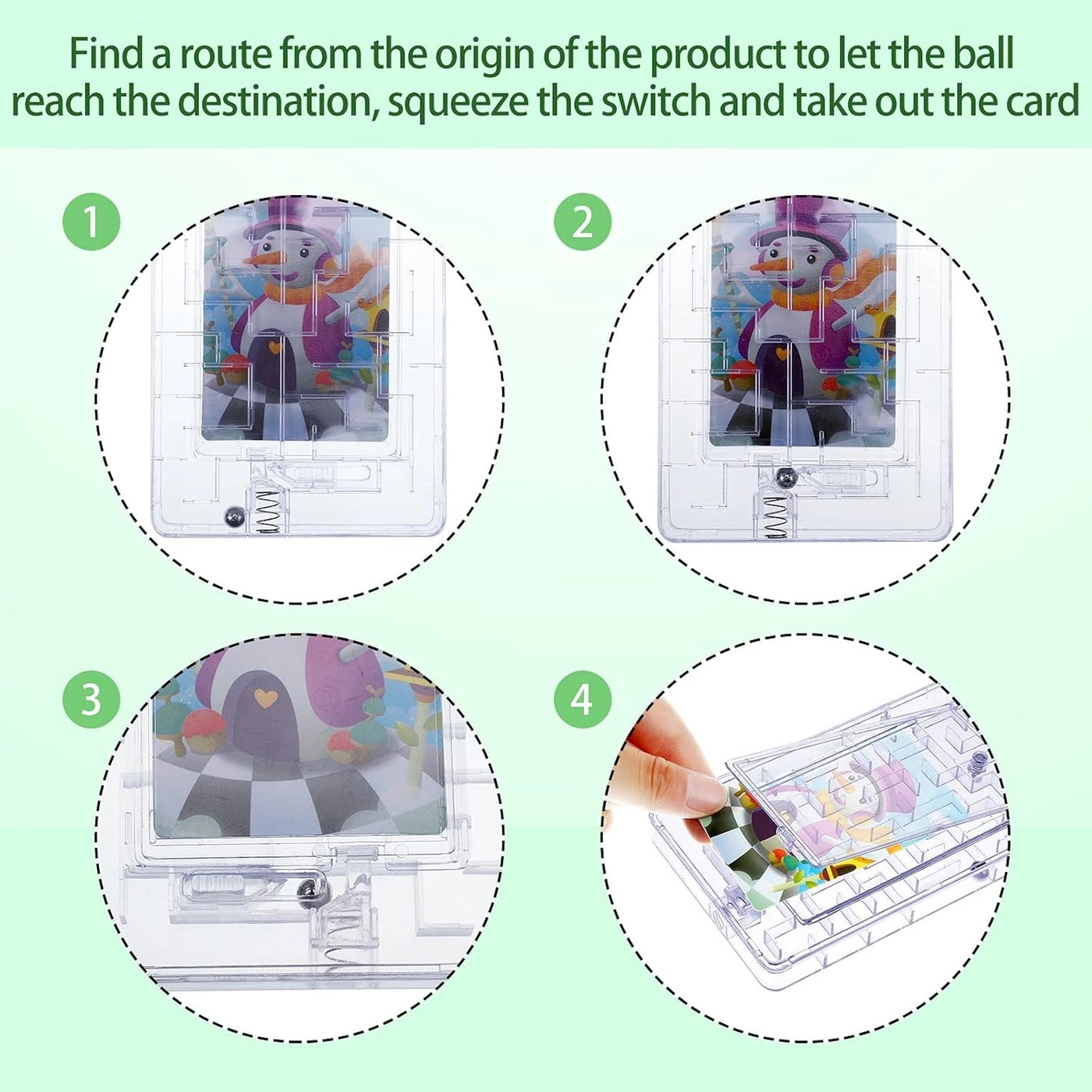 Gift card holder maze puzzle - over 12 years old 10 pieces