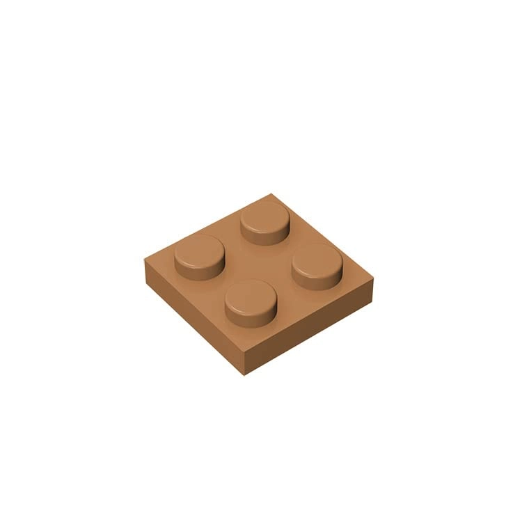 Classic Bricks Plate 2x2 - 100 pcs