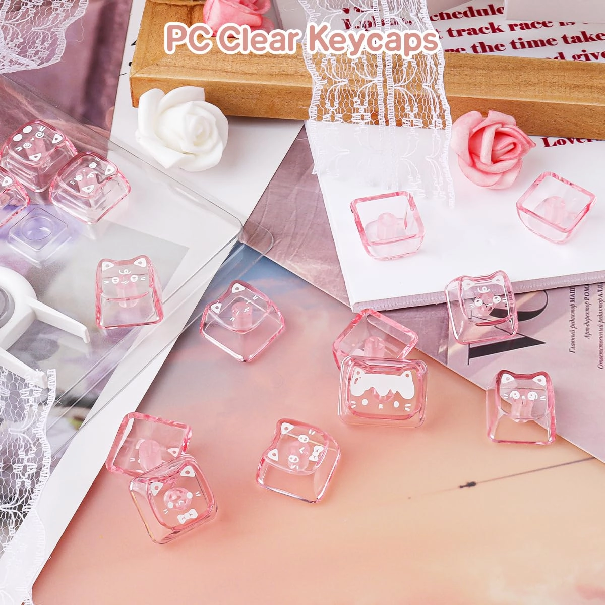 Crystal Jelly Transparent Keycaps