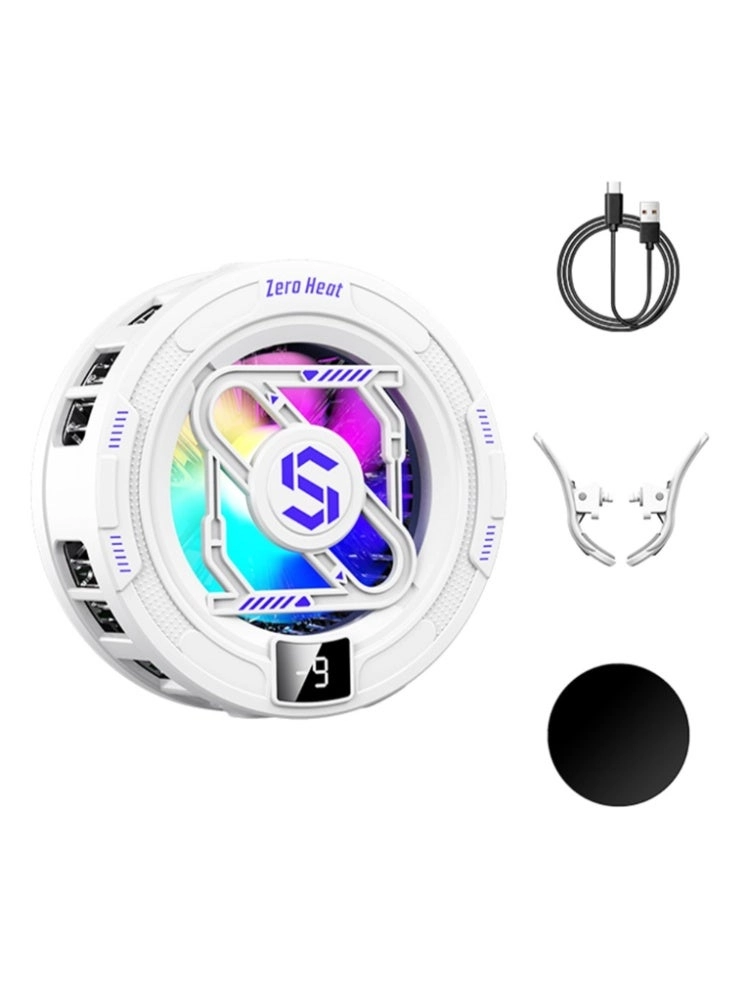 MUNTAQI K52 Magnetic Mobile Cooler - Rechargeable 3-Speed