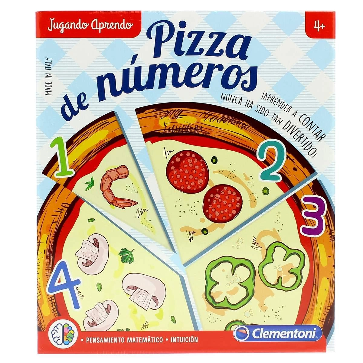 Clementoni Number Pizza - 4 months and up 1 pieces
