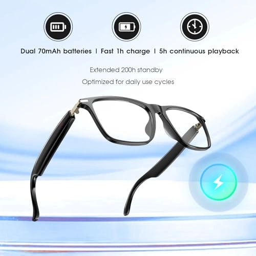 Uf-15 Ai Smart Glasses - 160+ Languages Photochromic Lenses IPX5 Waterproof
