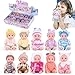 Reborn Baby Doll - 10pcs 4 Inch Open Eyes Ages 3+ Bundle