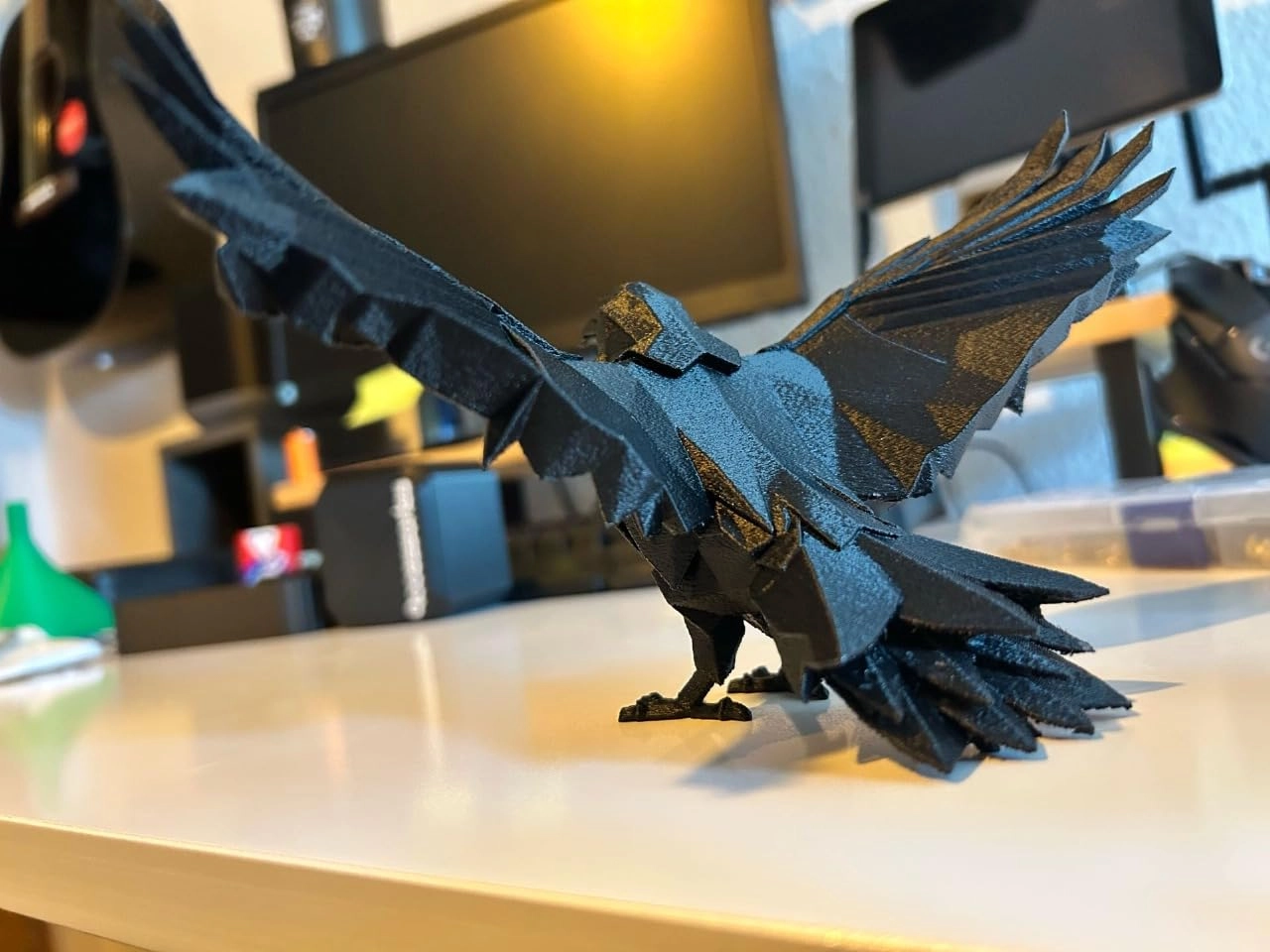Crow Action Figure - PLA Plastic
