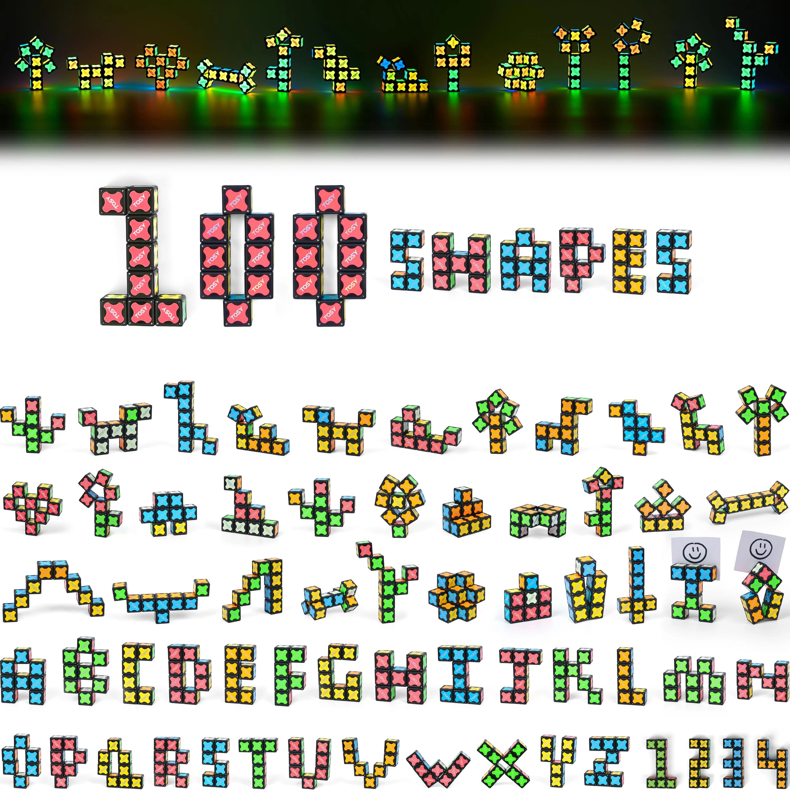 Magnet Cube 2x2 - 6+ 8 pieces