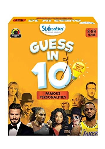 Famous Personalities, Guess in 10 - Card Game
