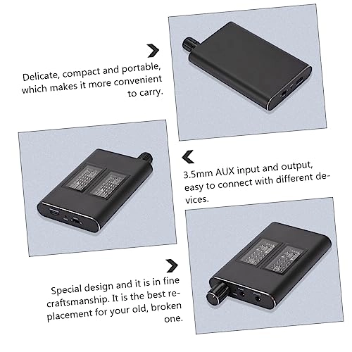 Portable HiFi Headphone Amplifier - 1000mAh Black