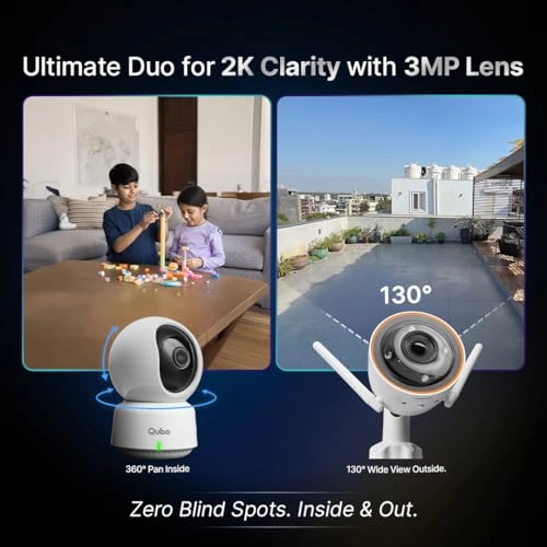 PTZ 2K + Bullet Camera 2K