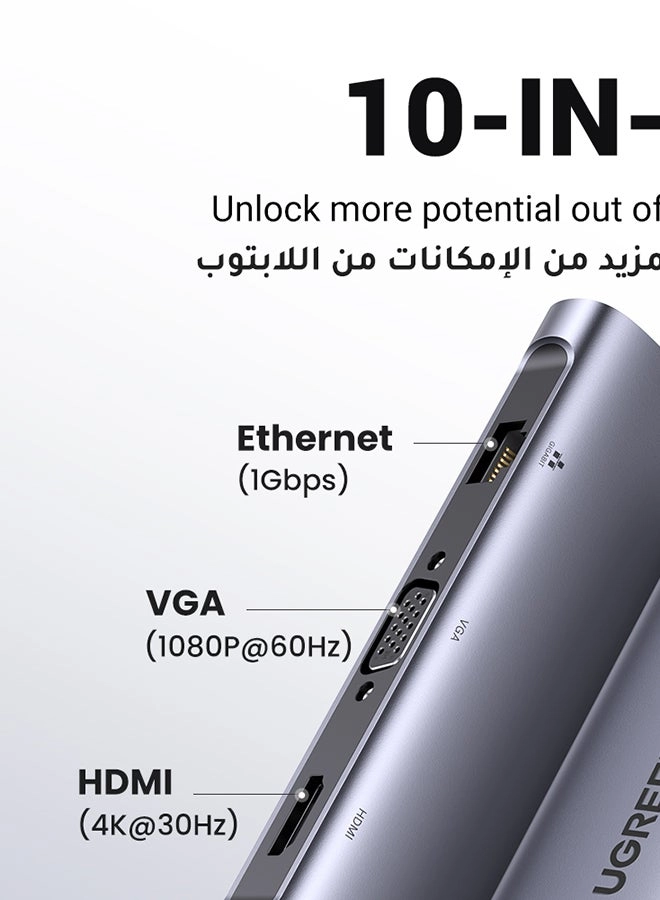 10-in-1 USB-C Hub