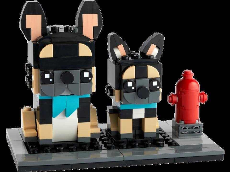 BrickHeadz French Bulldog and Puppy (40544) - 2 models