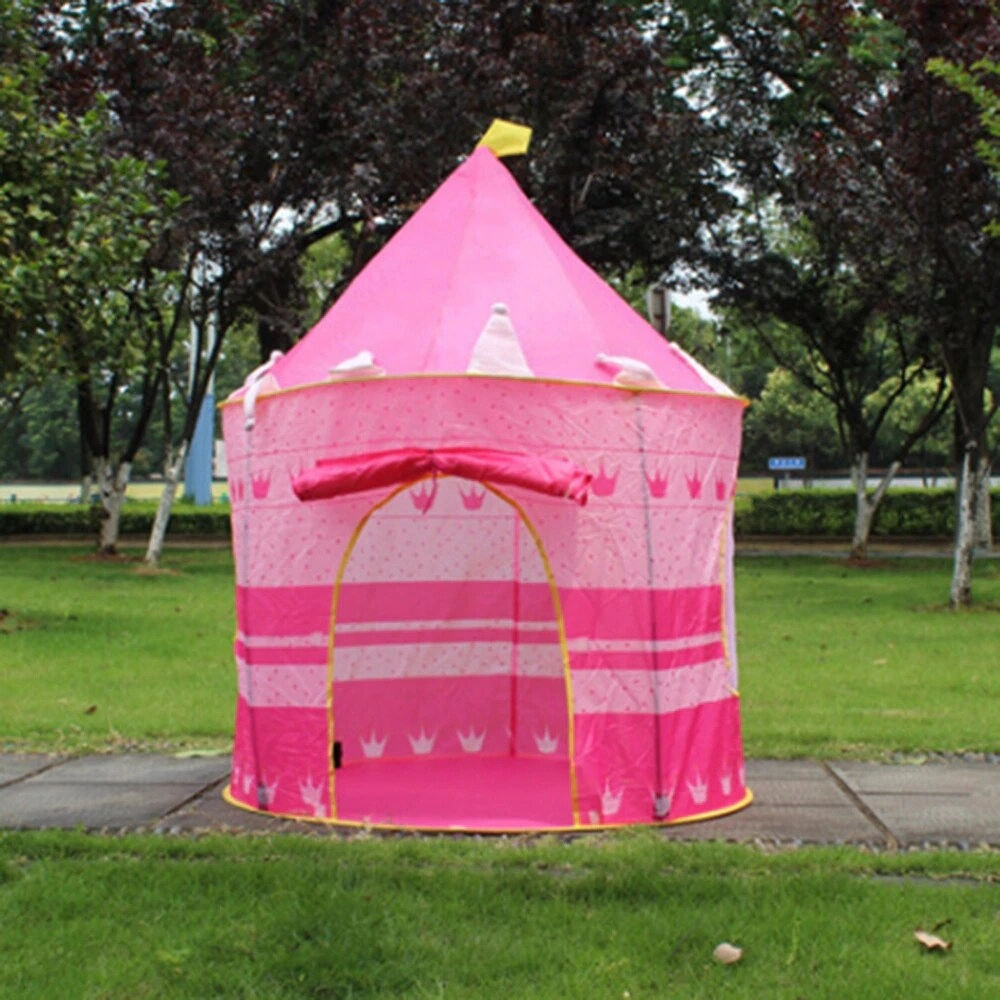 Hexagon Princess Castle Tent - 140x135x70centimeter