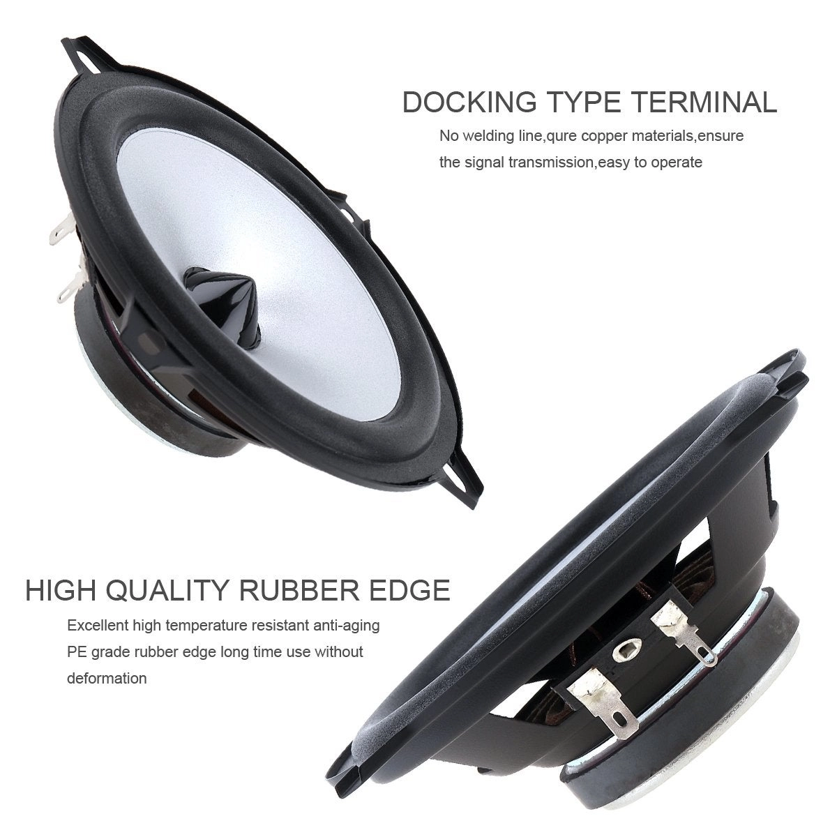 2 Way Coaxial Car Speakers - 5 Inch