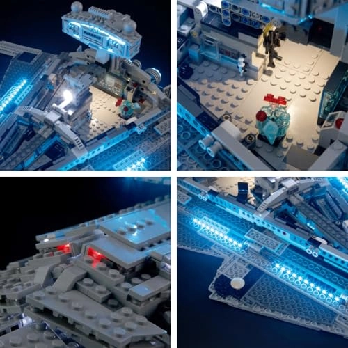 Light Set for Lego-75394 Imperial Stellar Destroyer - LED 5-Light Kit
