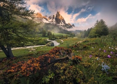 Clarée Valley French Alps Puzzle (12000074-7) - 1000 pcs