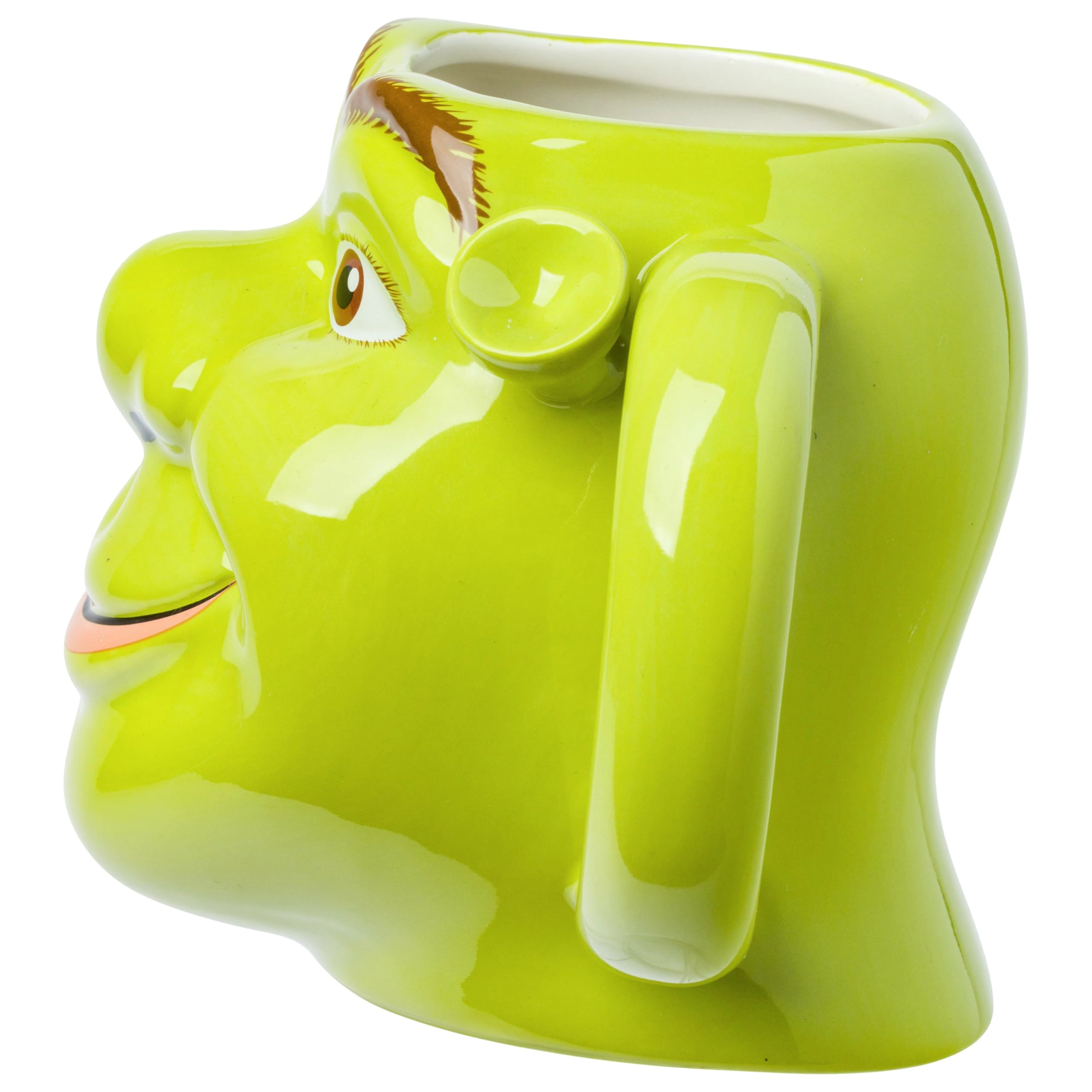 Shrek Face Grin Ceramic Mug - 1 pcs - 3D Sculpted