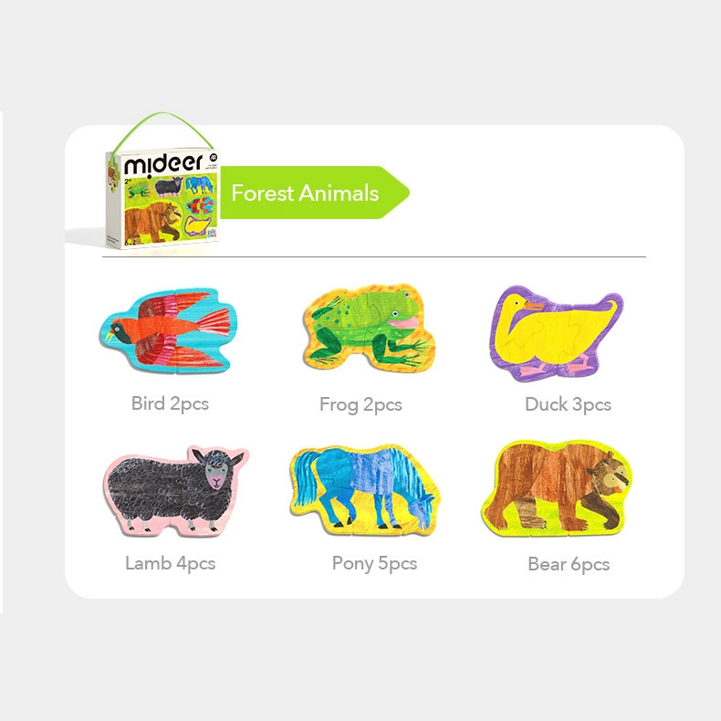 My First Artist Puzzle Forest Animals - Suitable for 2 years & above 22 pieces