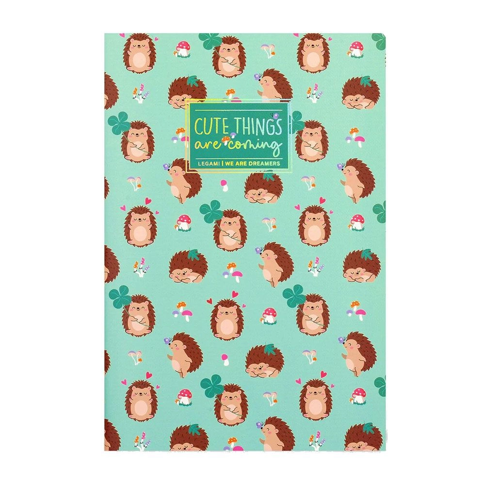 Legami Hedgehog A6 Hardcover - Lined 80 Pages