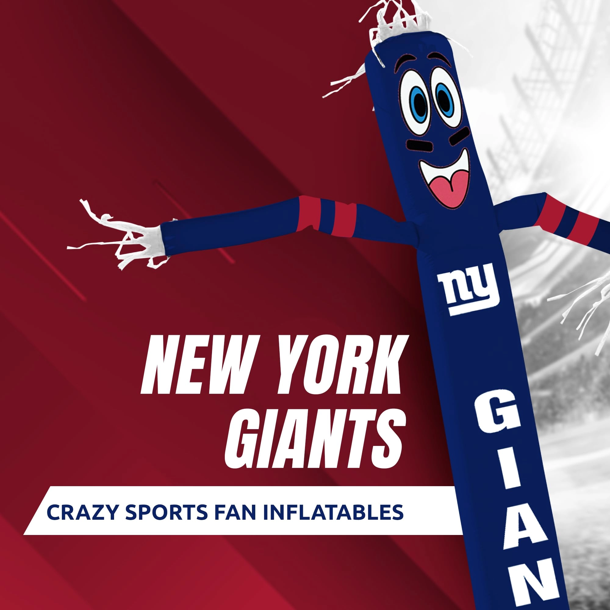 Inflatable Tube Guy - New York Giants 8ft LED