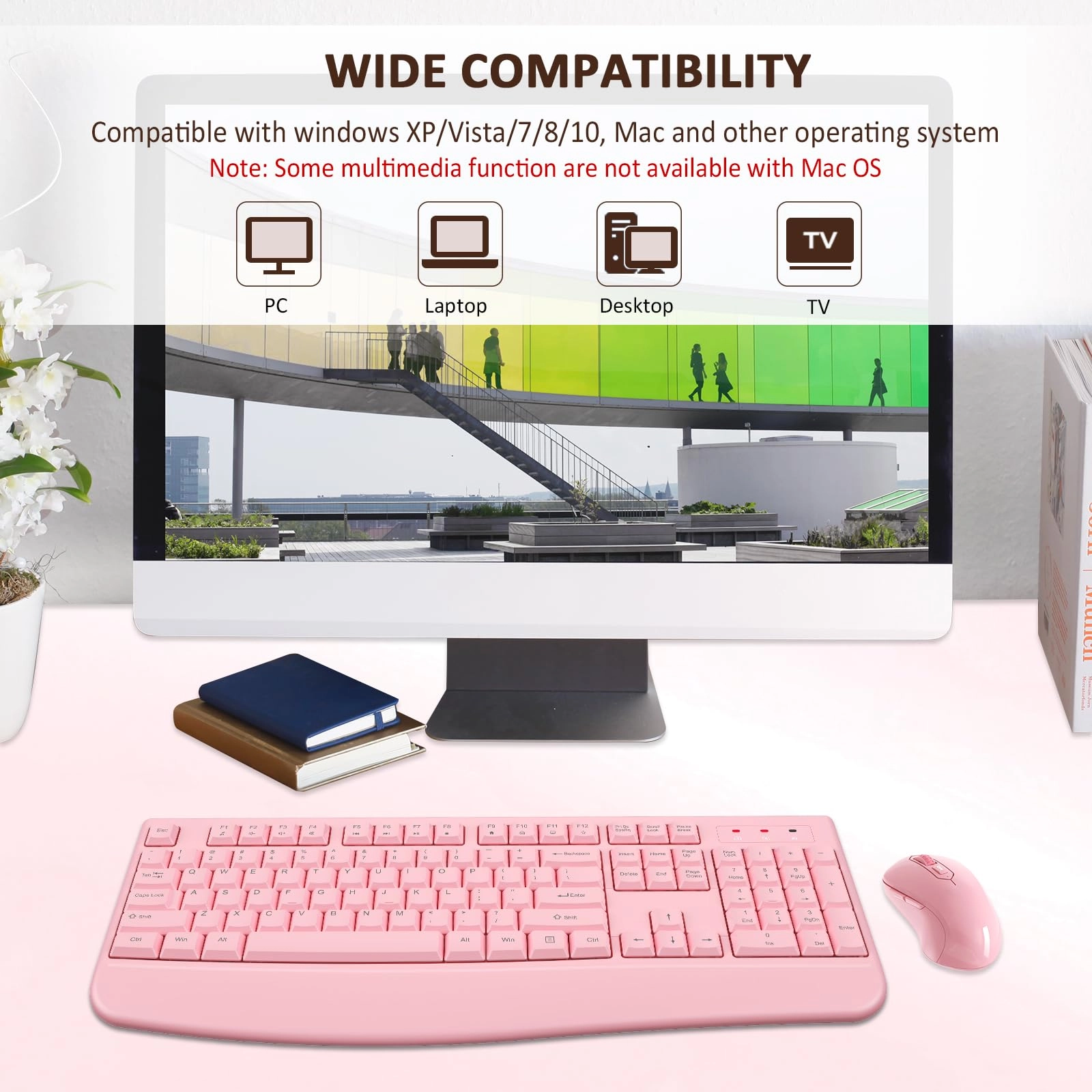 Keyboard and Mouse Combo - QWERTY Wireless